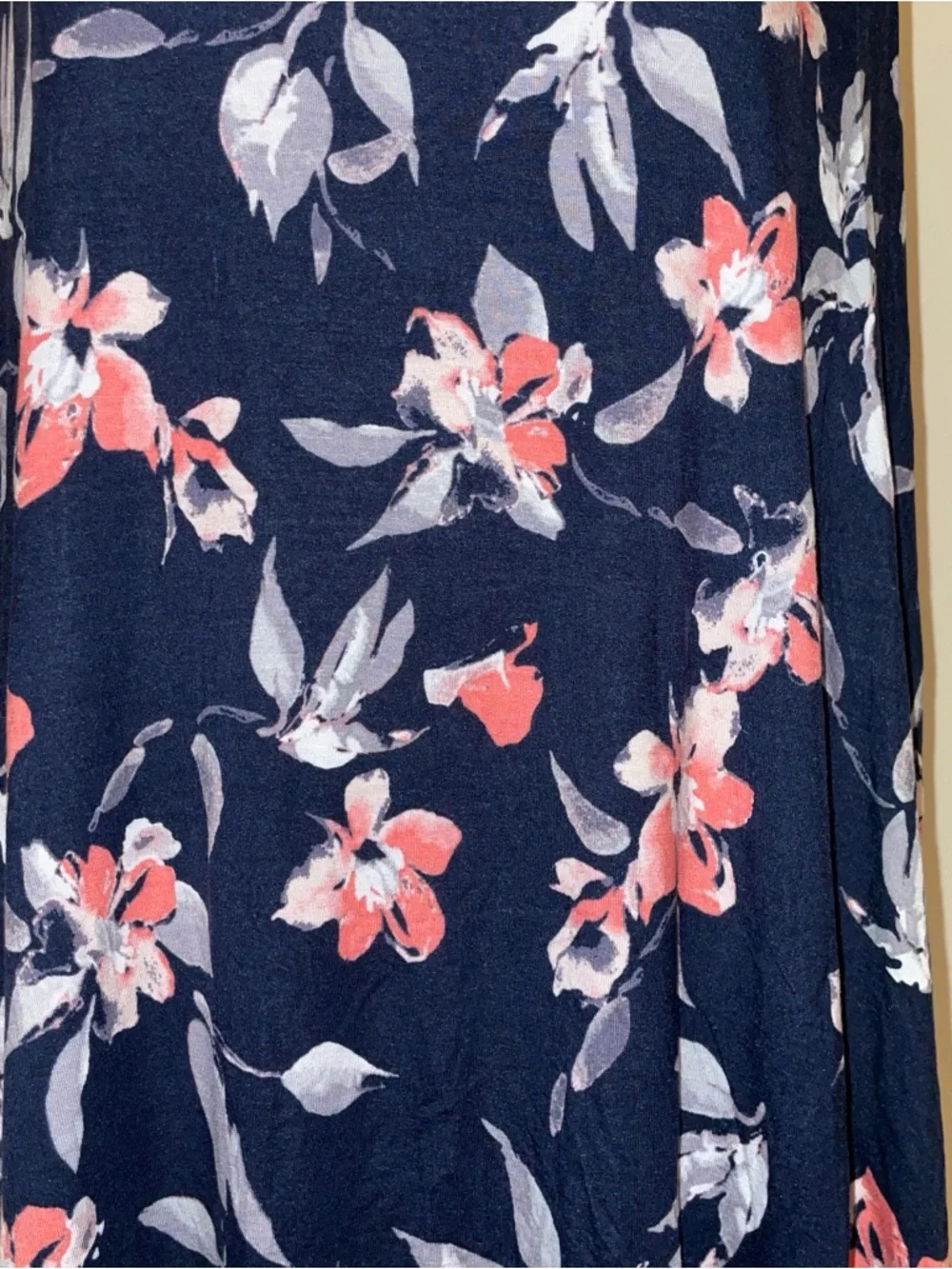 Lane Bryant Navy Floral Cropped Pants‎ W/matching top 22/24 NWT